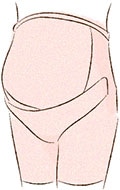 妊婦帯のイラスト