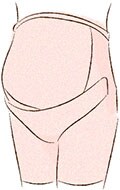 妊婦帯のイラスト