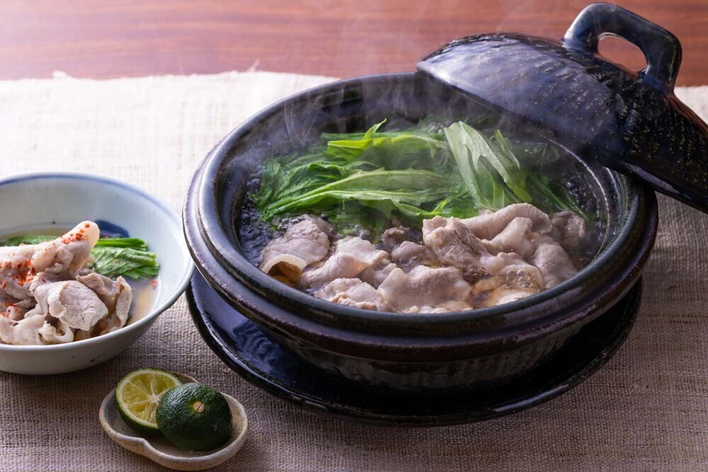 大原千鶴のすやすやレシピ62：水菜と豚のしゃぶしゃぶ鍋